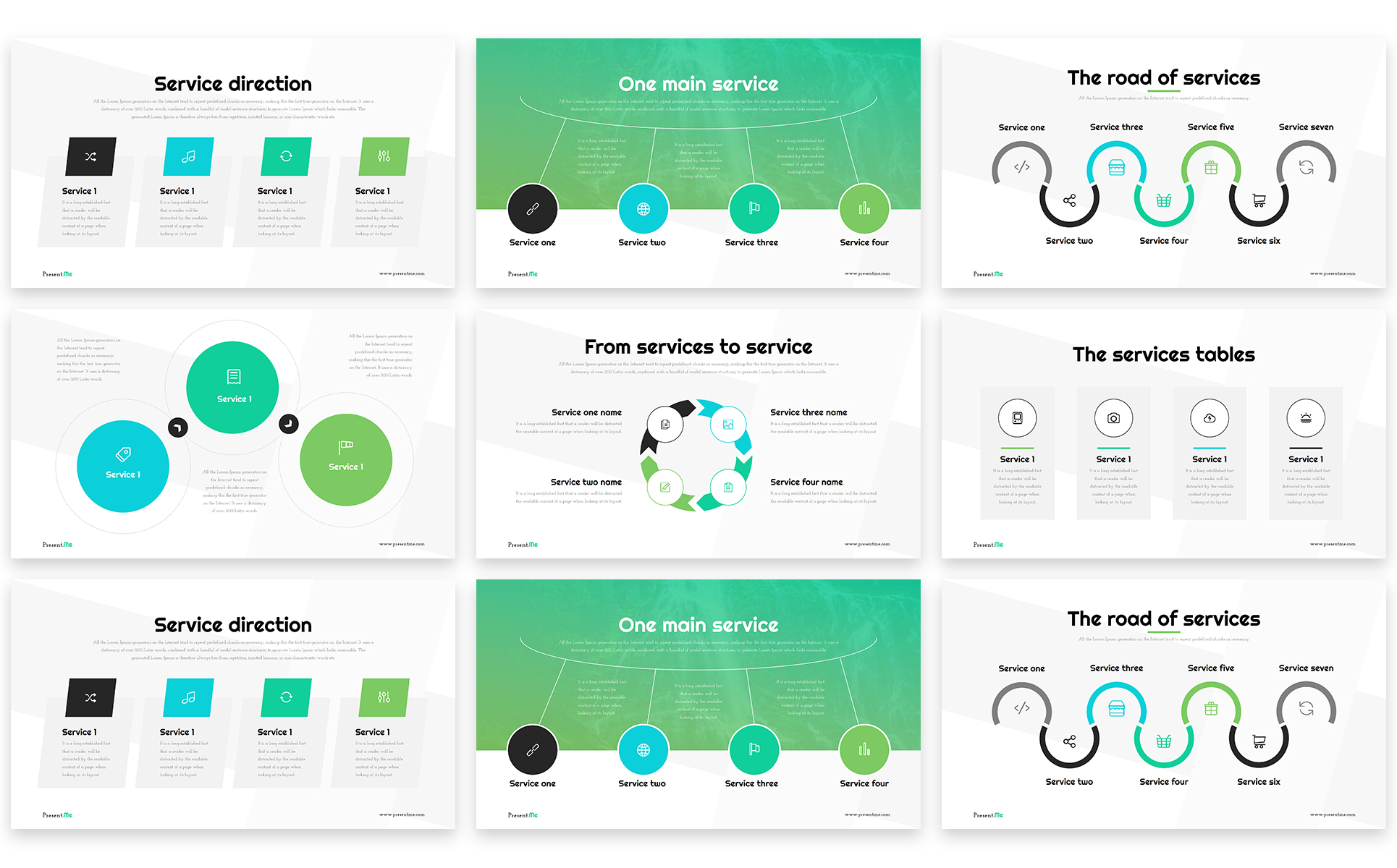 Amazing Services PowerPoint Template #65849
